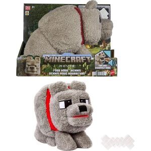 Mattel - A Minecraft Movie Food Mode Dennis the Wolf Plush